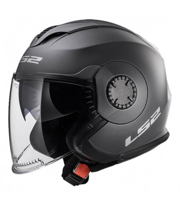 Шлем LS2 OF570 Verso Solid Matt Titanium