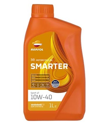 Масло полусинтетическое четырехтактное REPSOL SMARTER SPORT 4T 10W40, 1 л