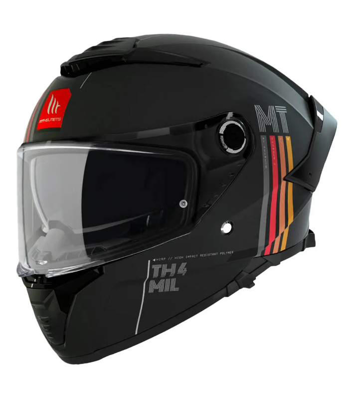 Шлем MT Helmets Thunder 4 SV Mil A11 чёрный матовый