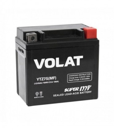 Аккумулятор Volat (6 Ah) 100 A, 12 V Обратная, R+ YTZ7S YTZ7S(MF)