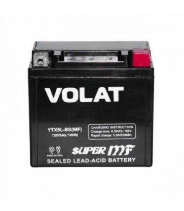 Аккумулятор Volat (7 Ah) 100 A, 12 V Обратная, R+ YTX7L-BS YTX7L-BS (MF)