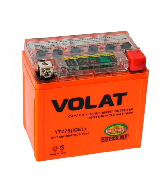Аккумулятор (6 Ah) 100 A, 12 V Обратная, R+ YTZ7S YTZ7S (iGEL)