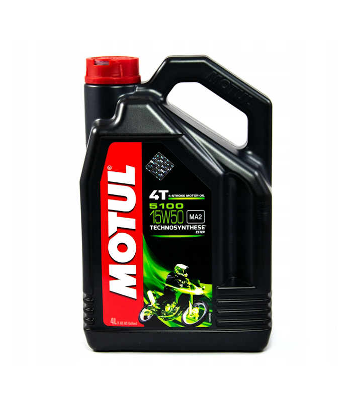 Масло моторное полусинтетика Motul 5100 15W50 4T, 4 литра