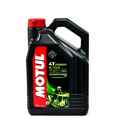 Масло моторное полусинтетика Motul 5100 15W50 4T, 4 литра
