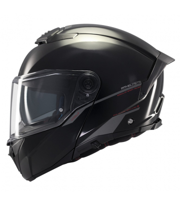 Шлем MT Helmets Atom 2 SV Solid A1 чёрный глянцевый