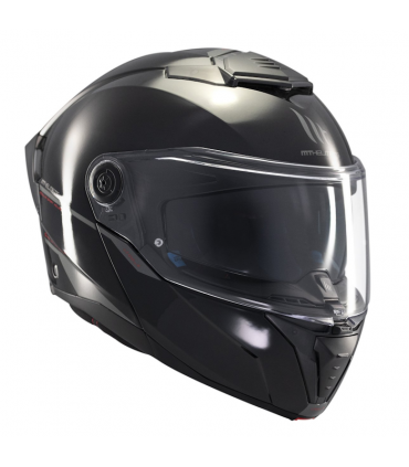 Шлем MT Helmets Atom 2 SV Solid A1 чёрный глянцевый