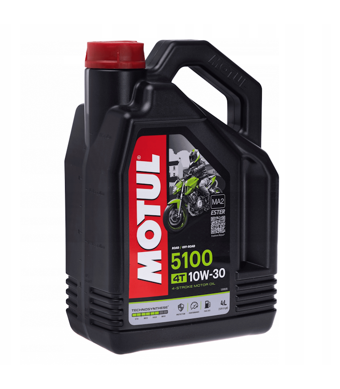 Масло моторное полусинтетическое Motul 5100 10W30 4T, 4 литра