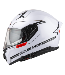 Шлем NZI Go Rider Stream Duo Solid Nouveau белый