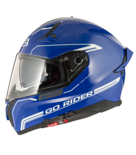Шлем NZI Go Rider Stream Duo Solid Nouveau синий