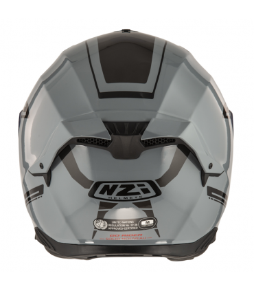 Шлем NZI Go Rider Stream Duo Solid Nouveau Nardo Grey