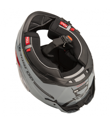 Шлем NZI Go Rider Stream Duo Solid Nouveau Nardo Grey