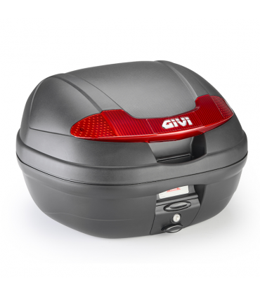 Кофр центральный Givi E34NT с красным отражателем на 34 литра