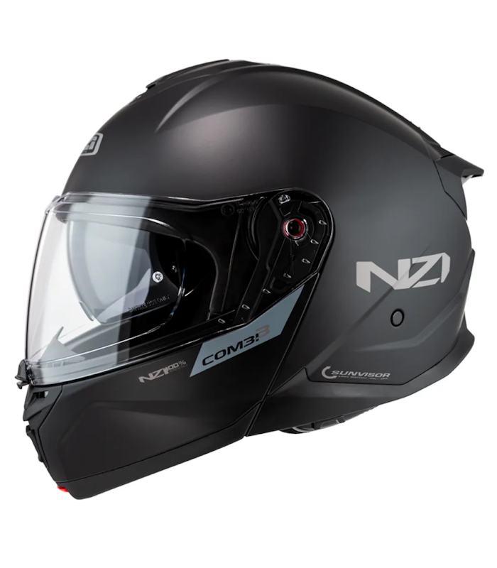 Шлем NZI Combi 3 DUO, чёрный матовый