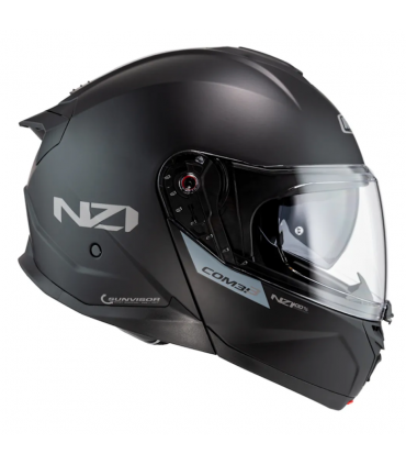 Шлем NZI Combi 3 DUO, чёрный матовый