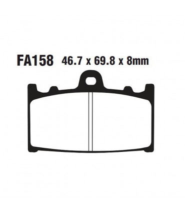 Тормозные колодки EBC FA158