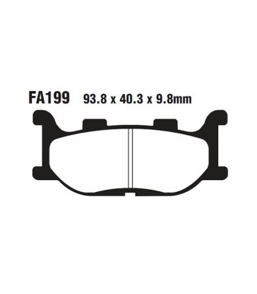 Тормозные колодки EBC FA226