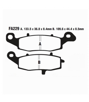 Тормозные колодки EBC FA229