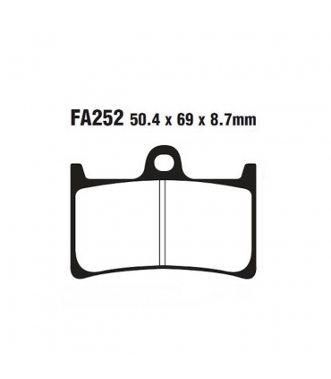 Тормозные колодки EBC FA252