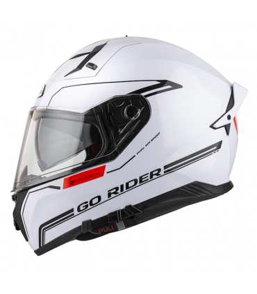 Шлем NZI Go Rider Stream Duo Solid Nouveau белый