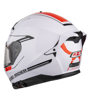 Шлем NZI Go Rider Stream Duo Solid Nouveau белый