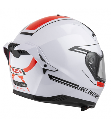Шлем NZI Go Rider Stream Duo Solid Nouveau белый