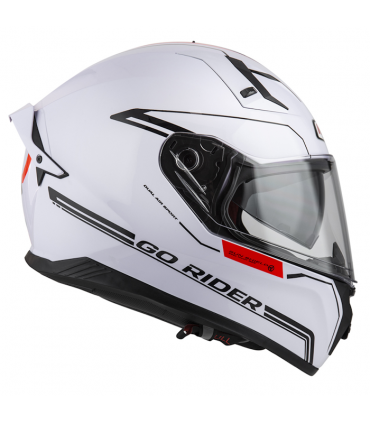 Шлем NZI Go Rider Stream Duo Solid Nouveau белый
