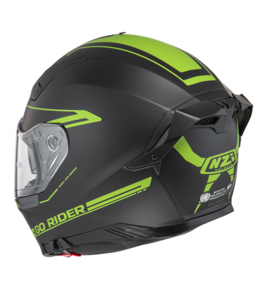 Шлем NZI Go Rider Stream Duo Solid Nouveau чёрный матовый