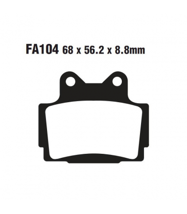 Тормозные колодки EBC FA104
