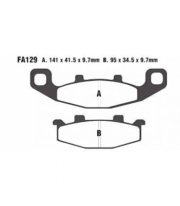 Тормозные колодки EBC FA129