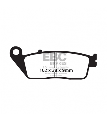 Тормозные колодки EBC FA142