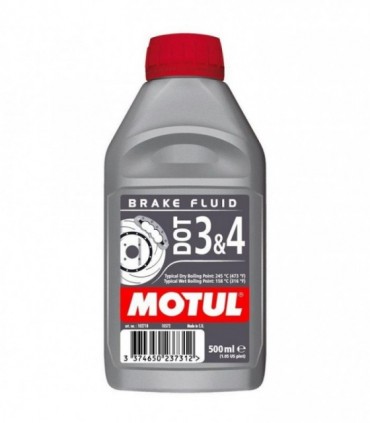 Тормозная жидкость Motul DOT 3  4, 500 мл