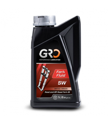 Масло для вилок мотоциклов GRO Fork Fluid 5w, 1 литр